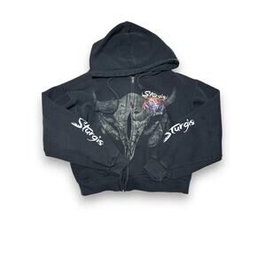 Sturgis 2018 Black Hills Rally Full-Zip Hoodie Size Medium